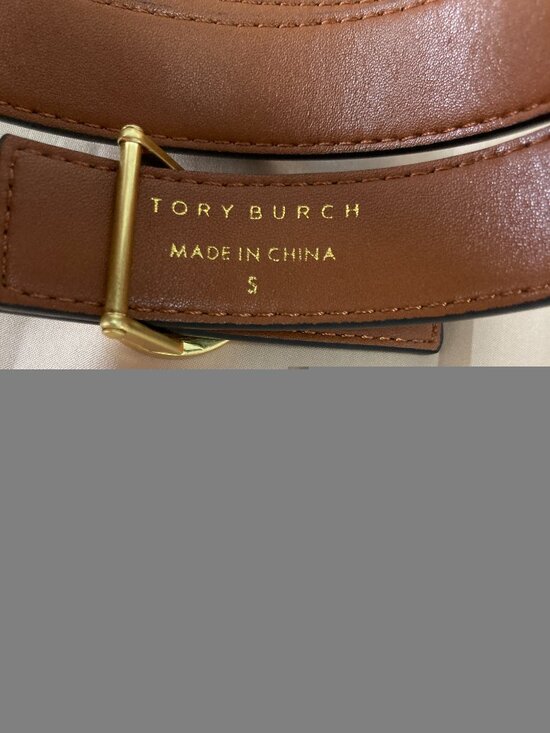 Tory Burch Women\'s  Logo Belt - Black - S main image 4